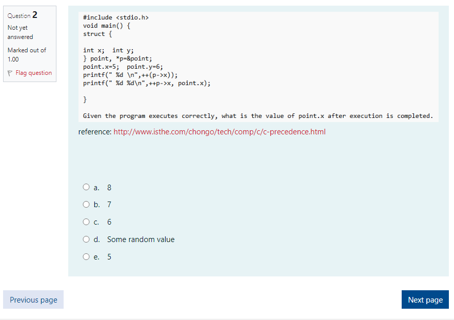 Solved Given the program executes correctly, what is the | Chegg.com