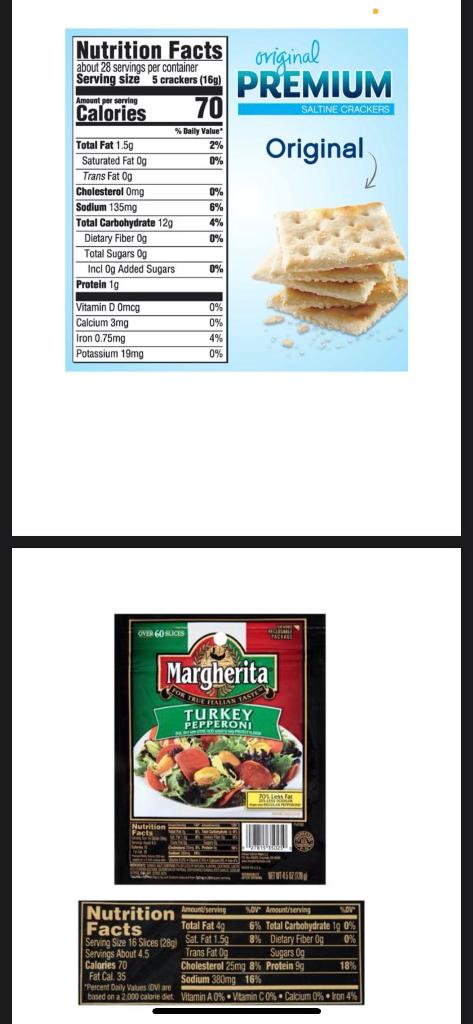 Solved Nutrition Facts Serving Size 1/4 Cup (30g) Servings