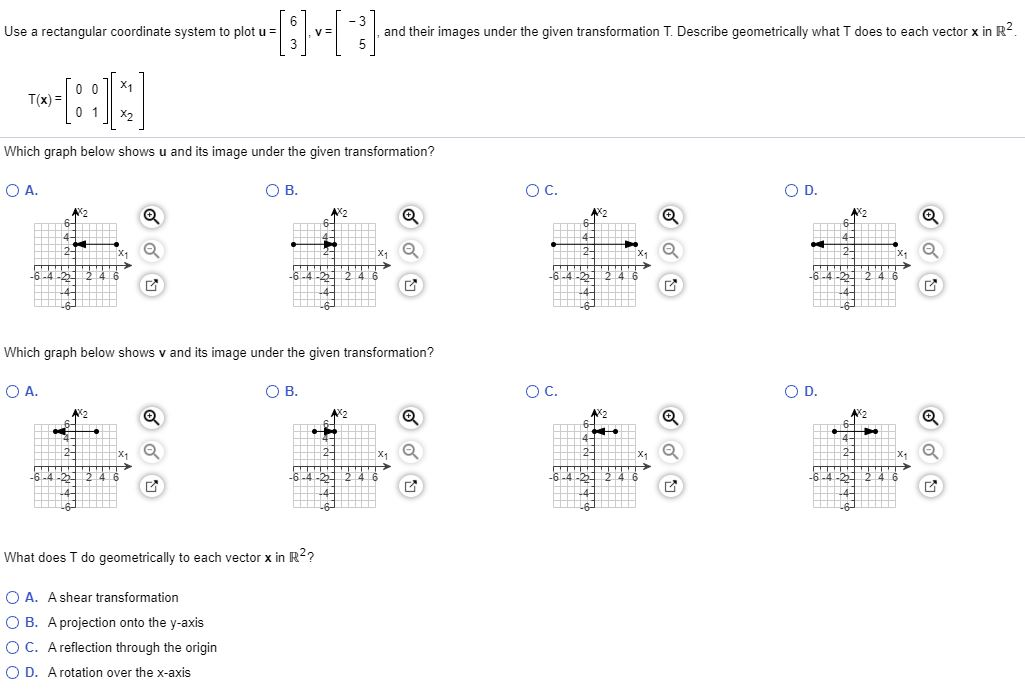 solved-use-a-rectangular-coordinate-system-to-plot-u-v-chegg