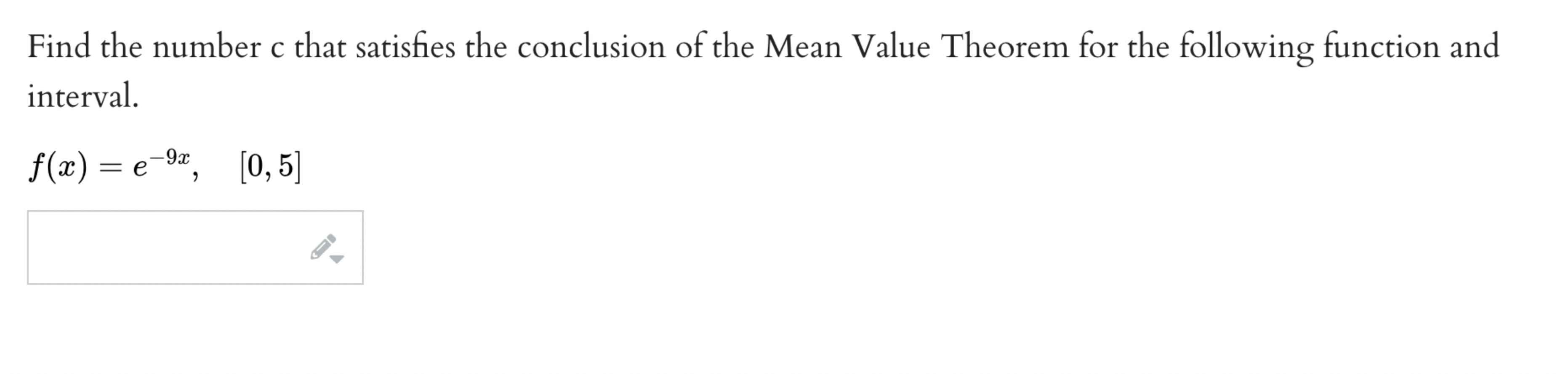 Solved Find The Number C ﻿that Satisfies The Conclusion Of | Chegg.com