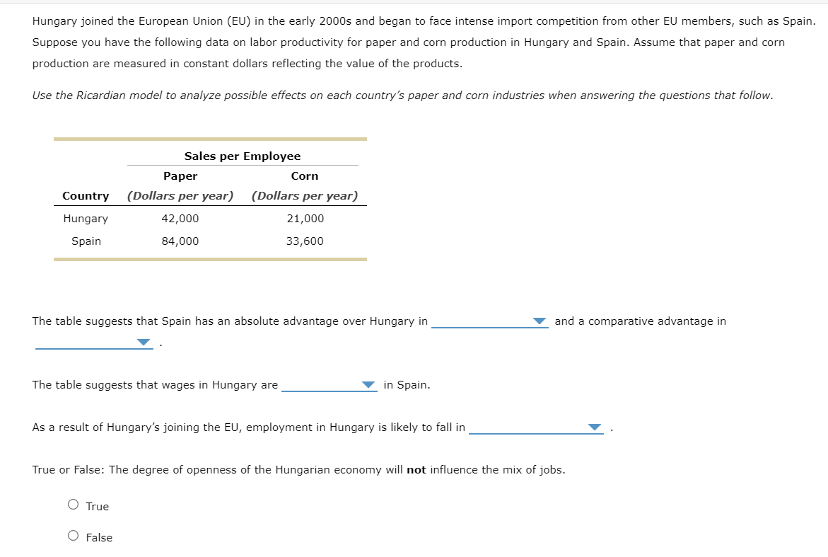 Solved Hungary joined the European Union (EU) in the early