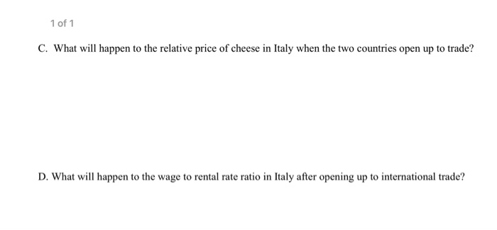 Solved International Economics Chapter 4 Problem Set | Chegg.com