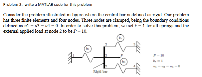 Solved Problem 2: write a MATLAB code for this | Chegg.com