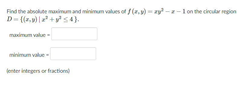 Find absolute max 2024 and min