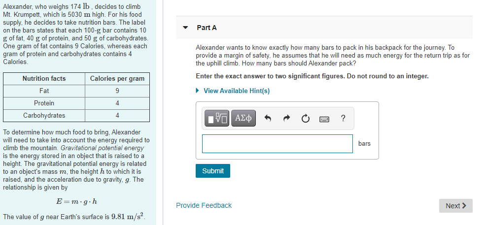 solved-part-a-alexander-who-weighs-174-lb-decides-to-climb-chegg