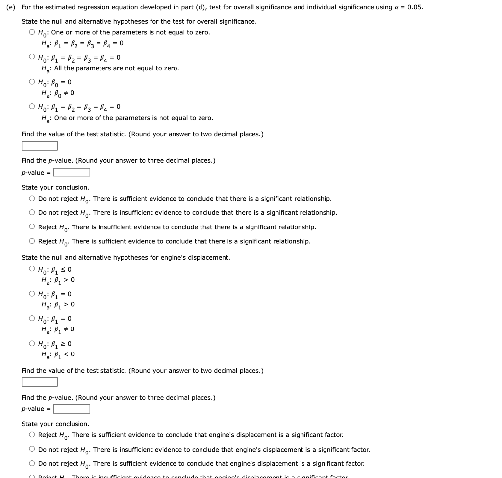 Solved A Statistical Program Is Recommended Time Left Chegg