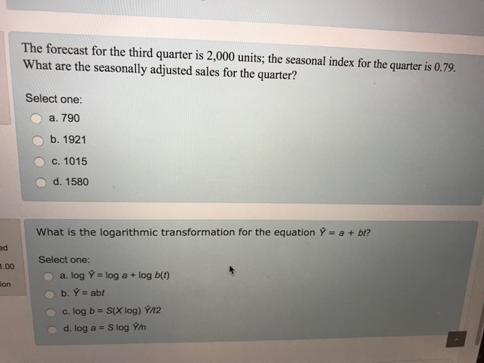 Solved How can you describe the moving average method? | Chegg.com