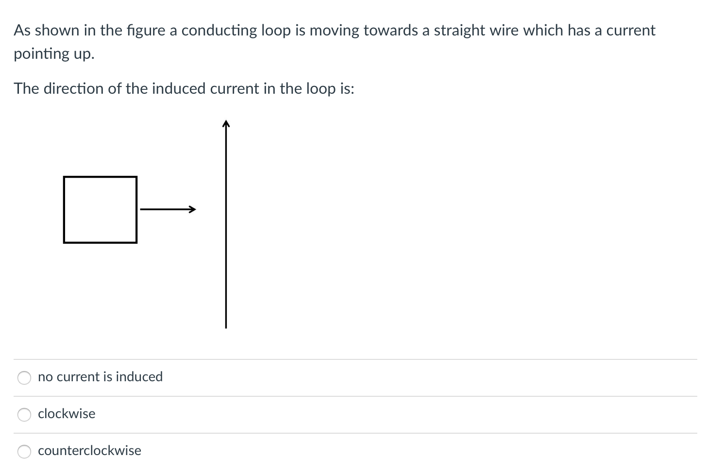 Solved As shown in the figure a conducting loop is moving | Chegg.com