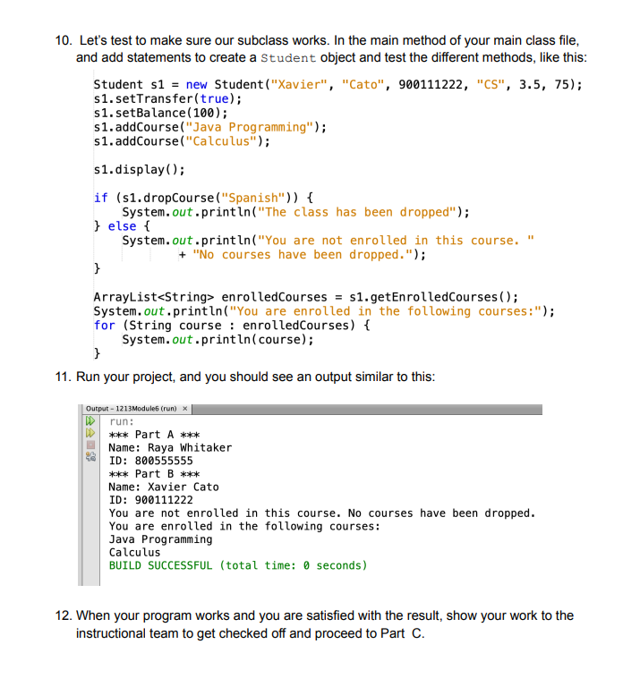 Solved Part B is producing the wrong output and part C is | Chegg.com