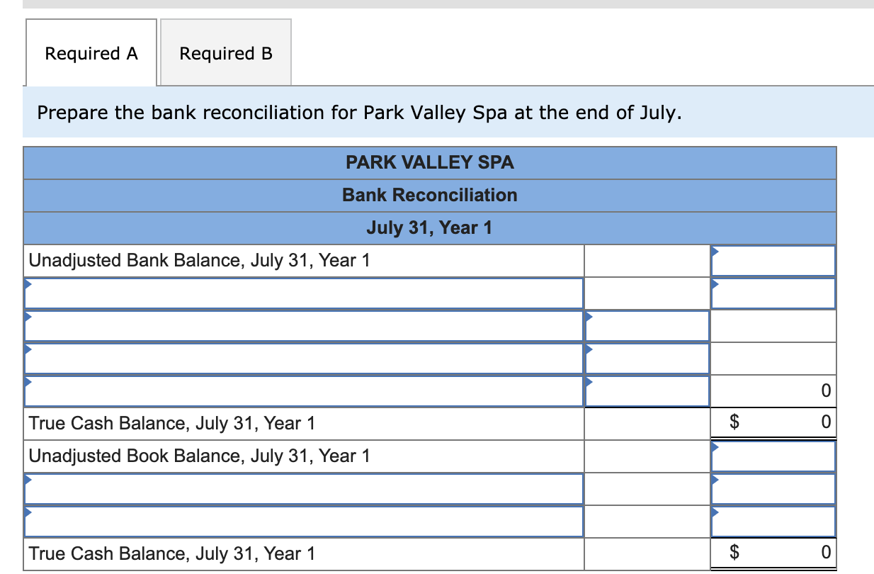 Bank Reconciliation – Property Vista Support