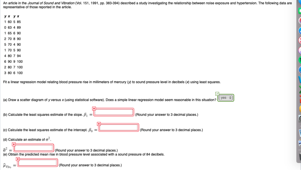 Solved An article in the Journal of Sound and Vibration