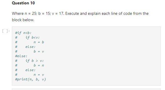 Solved Question 10 Where N = 25; B = 15; V = 17. Execute And | Chegg.com