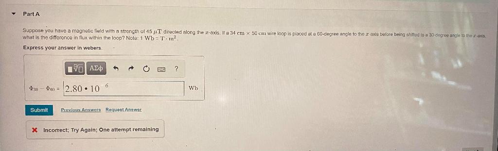 Solved y Part A Suppose you have a magnetic field with a | Chegg.com