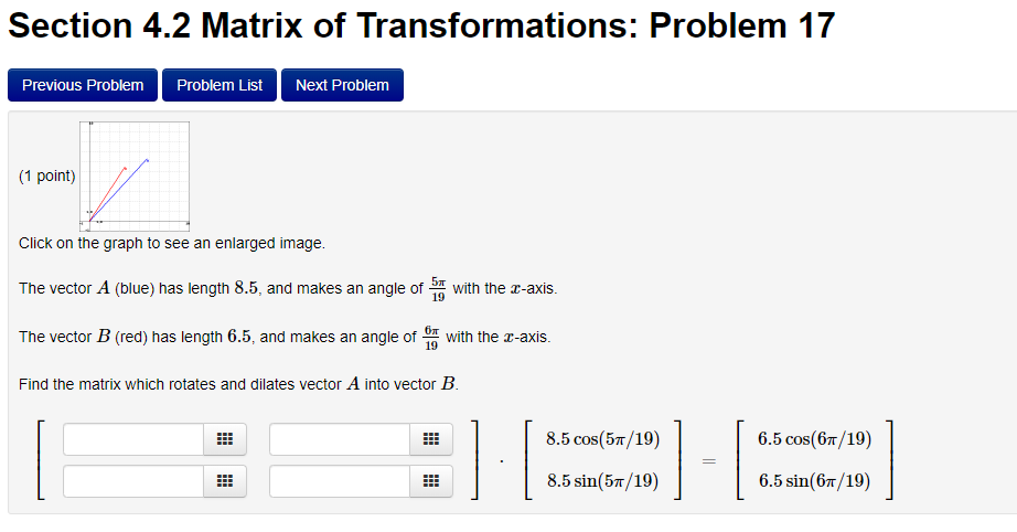 Solved Section 4.2 Matrix of Transformations: Problem 17 | Chegg.com