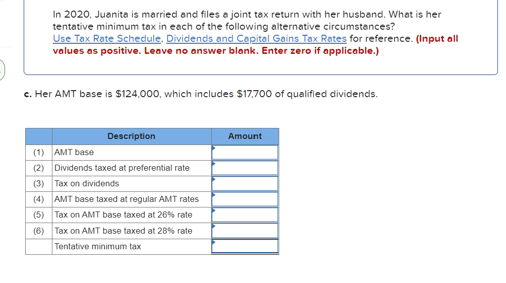 In 2020, Juanita Is Married And Files A Joint Tax | Chegg.com