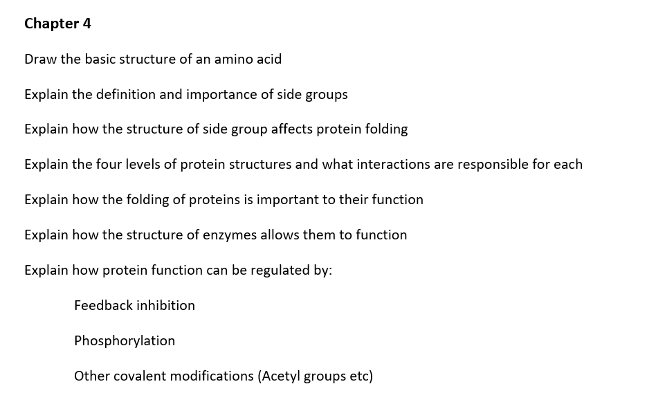 Solved Chapter 4 Draw the basic structure of an amino acid | Chegg.com