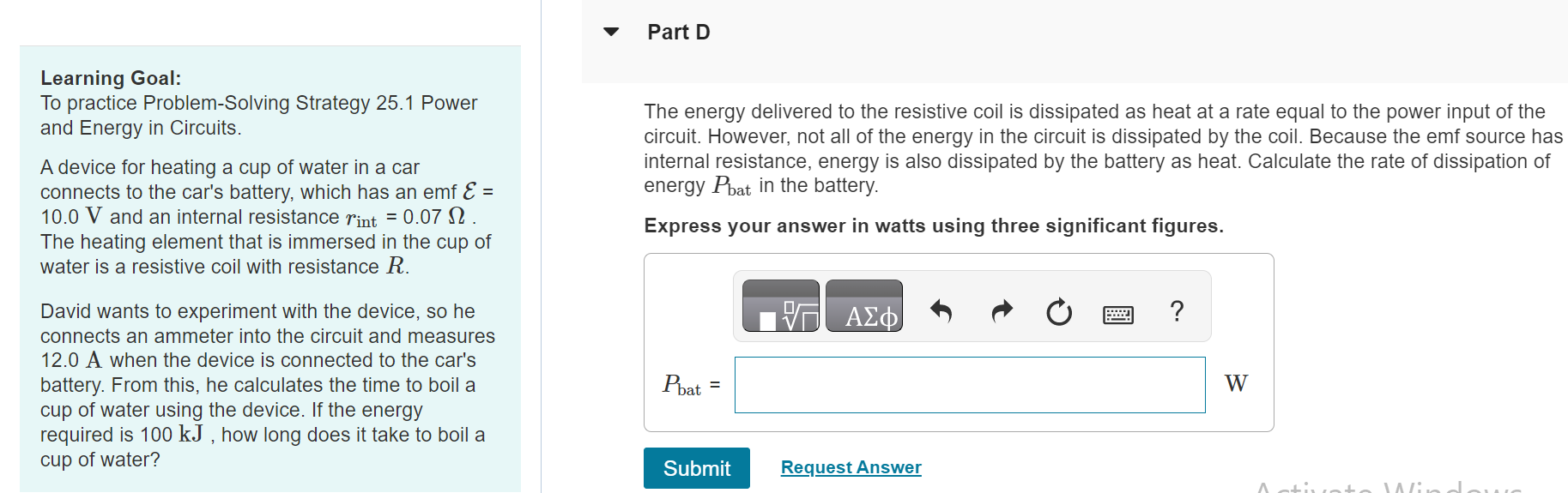 Solved A toaster using a Nichrome heating element operates