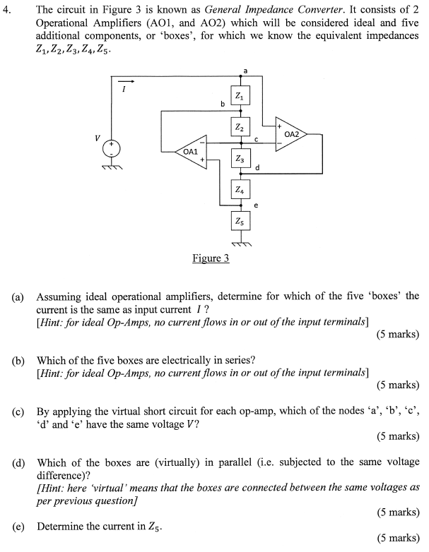 Solved 4. The circuit in Figure 3 is known as General | Chegg.com