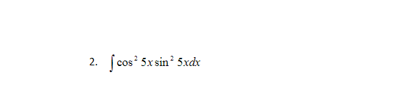 \( \int \cos ^{2} 5 x \sin ^{2} 5 x d x \)