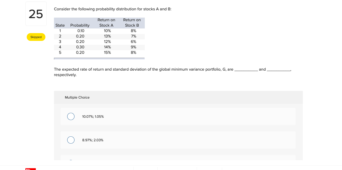Solved Consider the following probability distribution for | Chegg.com