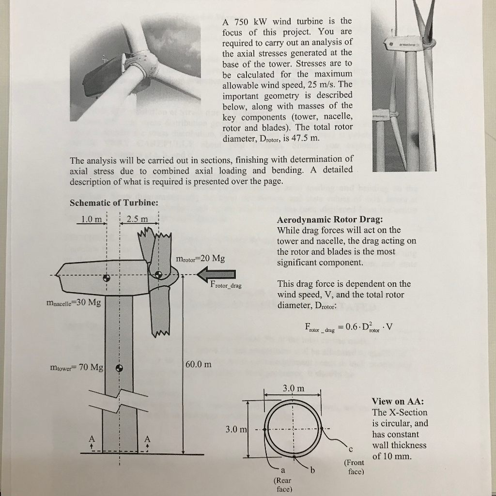 Part A draw a FBD above AA. Calculate the internal