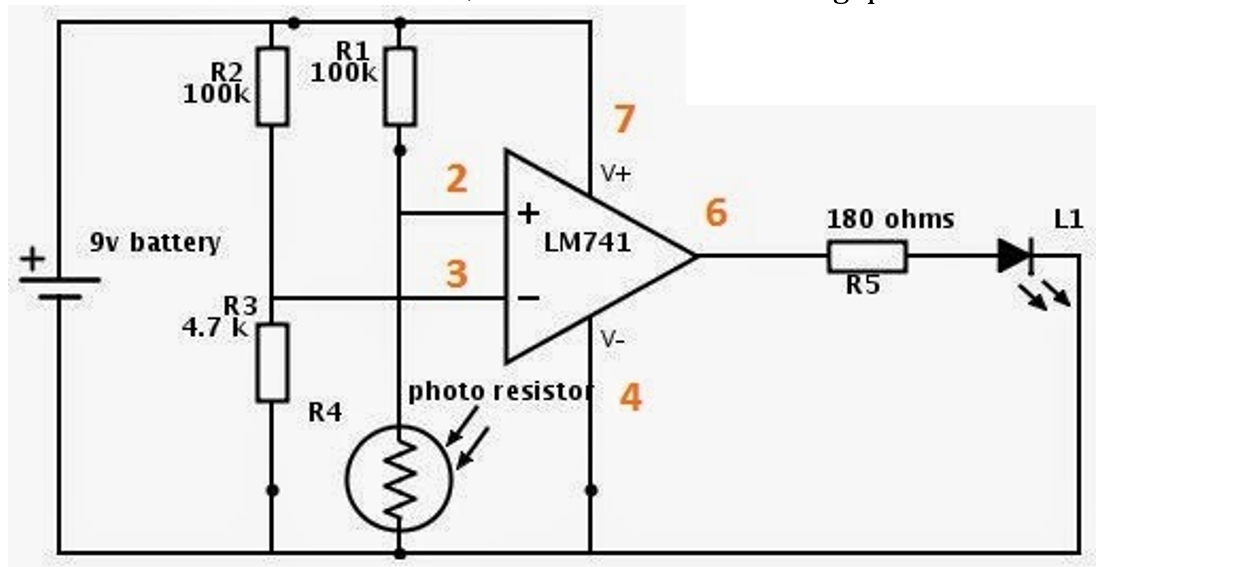 Lm741 схема включения