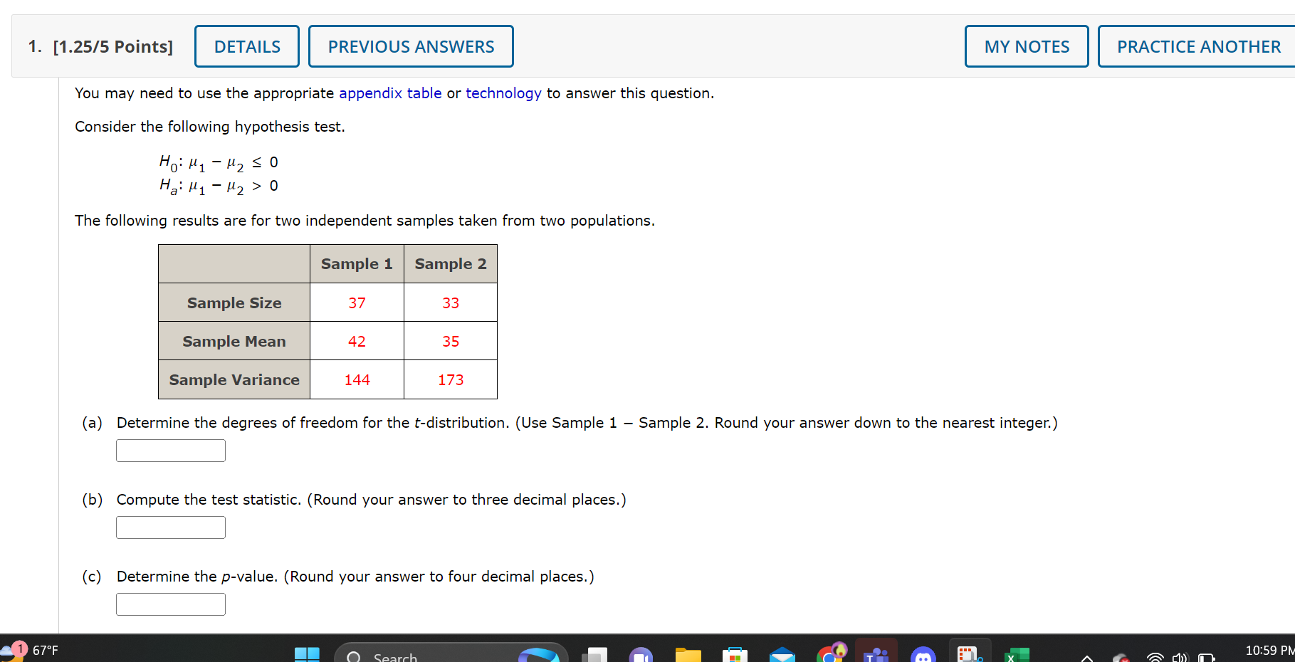 Solved You may need to use the appropriate appendix table or | Chegg.com
