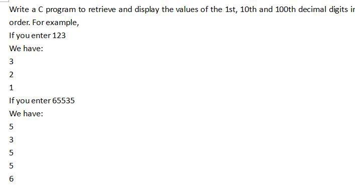 Solved Write a C program to retrieve and display the values | Chegg.com