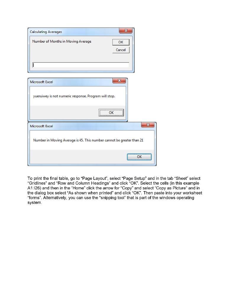 Solved Place a control button in the worksheet that calls a | Chegg.com