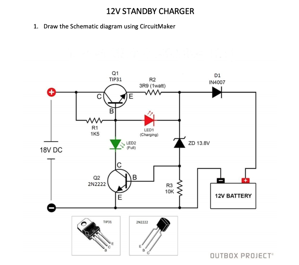 Overall Circuit Configuration Of Battery Charging Circuit With The Download Scientific Diagram