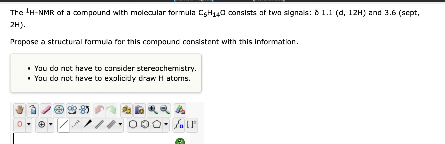 Solved The 1H−NMR spectrum of compound A,C7H15Cl, consists