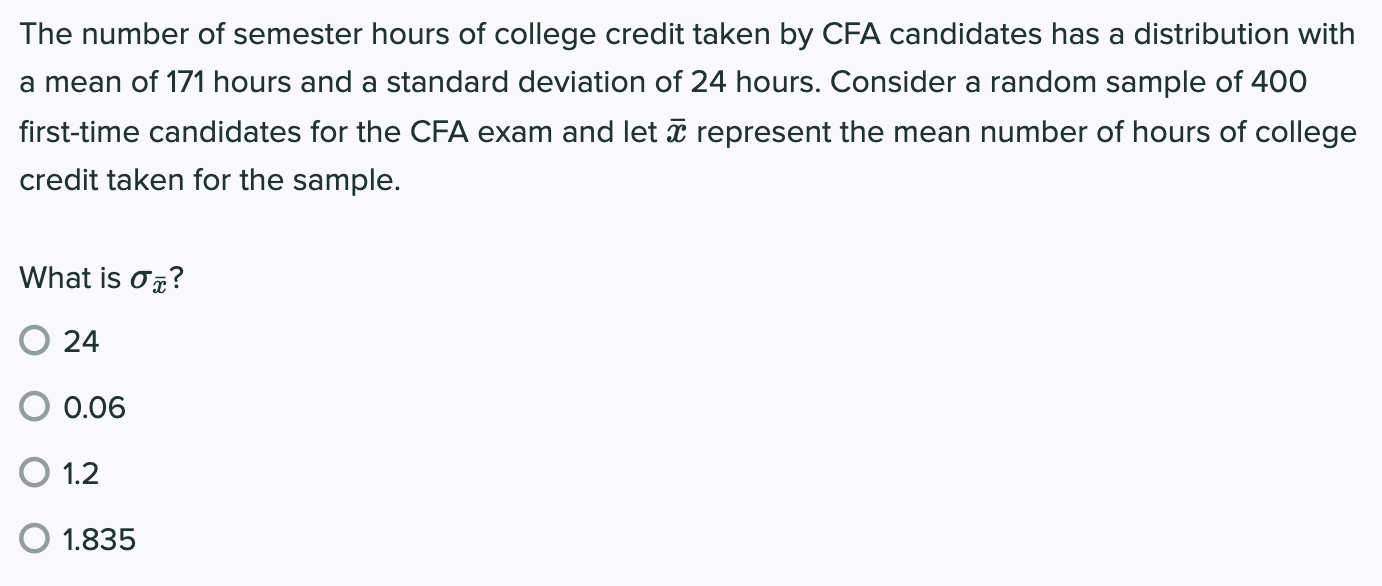 Solved The number of semester hours of college credit taken