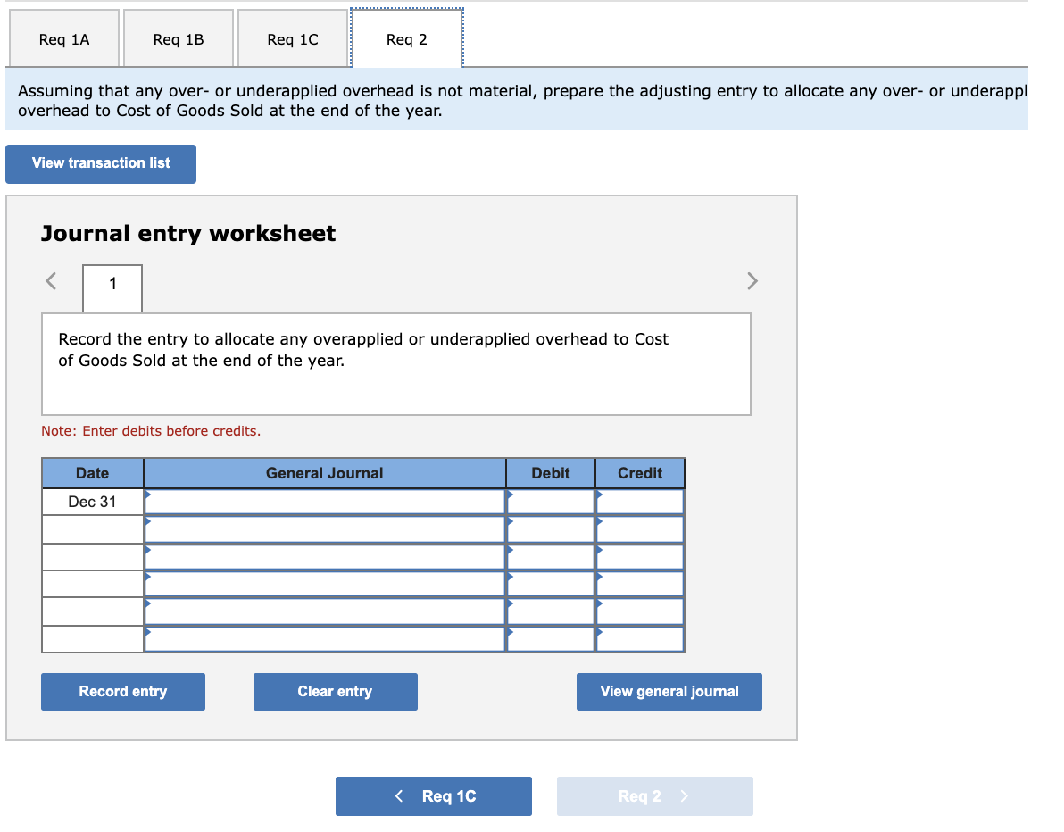Solved Problem 15-4A Overhead allocation and adjustment | Chegg.com