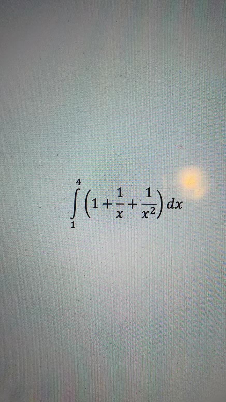 Solved Find the integrals. xex²dx 4 1 1 |(1+ +3) dx х 22 1 | Chegg.com