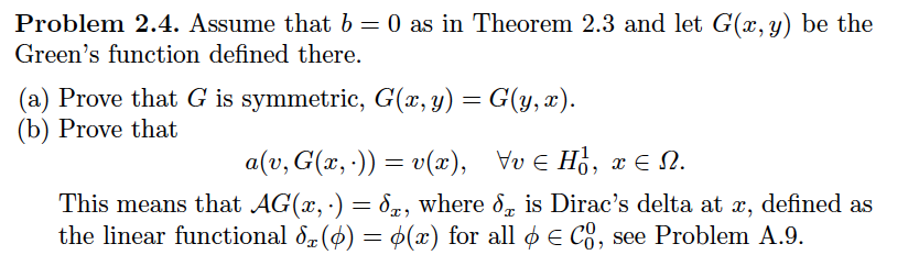 Problem 2 4 Assume That B 0 As In Theorem 2 3 And Chegg Com