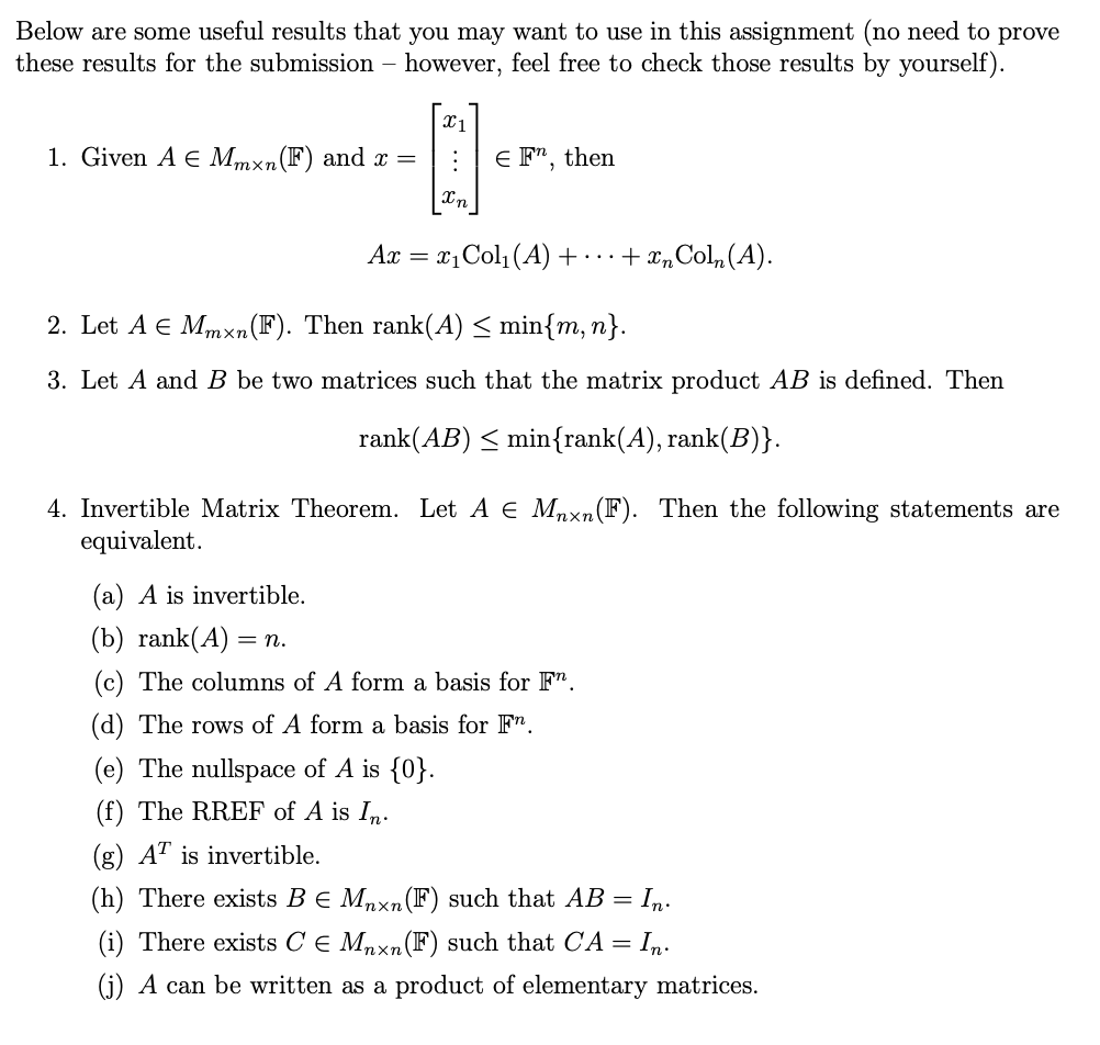 Solved Prove that for a matrix with entries in F[λ] (or