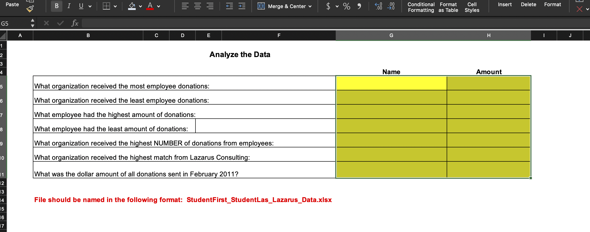 Home insert draw page layout formulas data review view date arial v 10 v aa bi uv dv v av v fx =