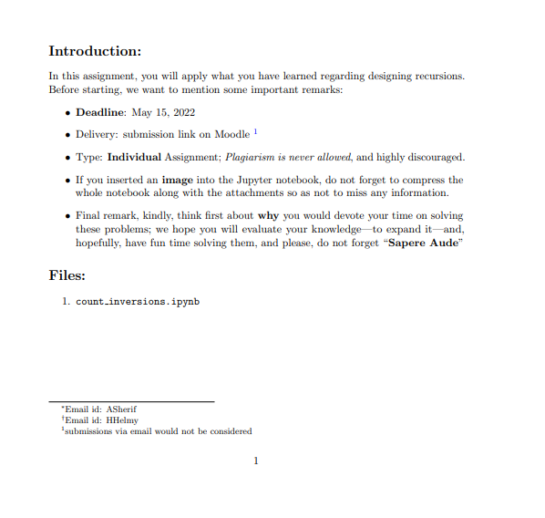 Solved Introduction: In this assignment, you will apply what | Chegg.com