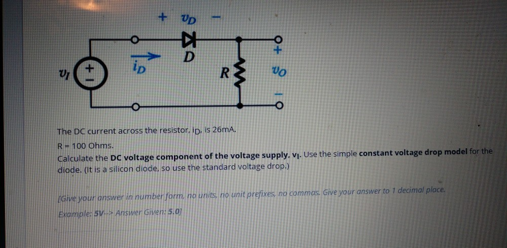 voltage across component solve elec