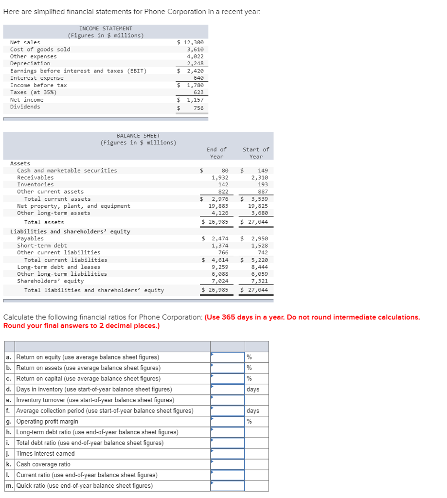 Total Financial Statements