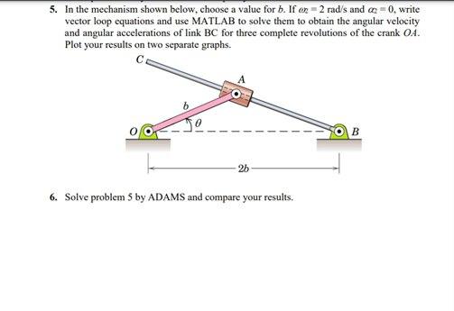 Solved 5. In The Mechanism Shown Below, Choose A Value For | Chegg.com