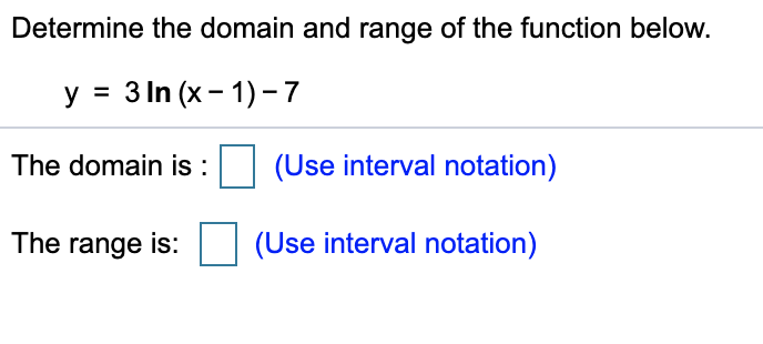 Domain And Range Interval Notation Multiple Choice