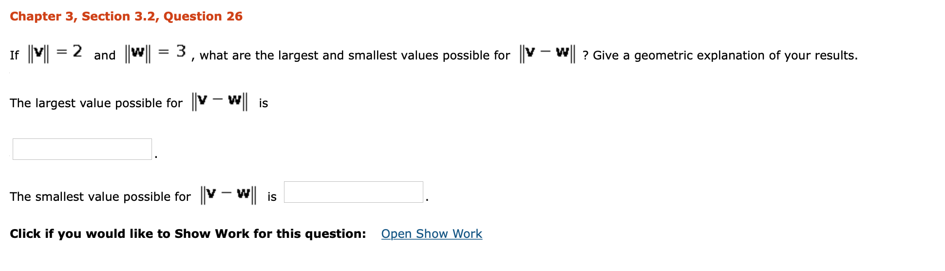 Solved Chapter 3, Section 3.2, Question 26 what are the | Chegg.com