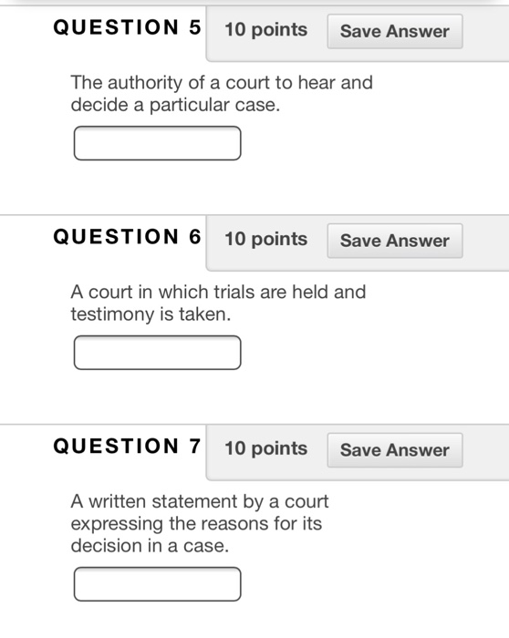 Solved Question 5 10 Points Save Answer The Authority Of A 6739