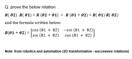 Solved Q: prove the below relation R( 02) R( 01) = R (02 | Chegg.com