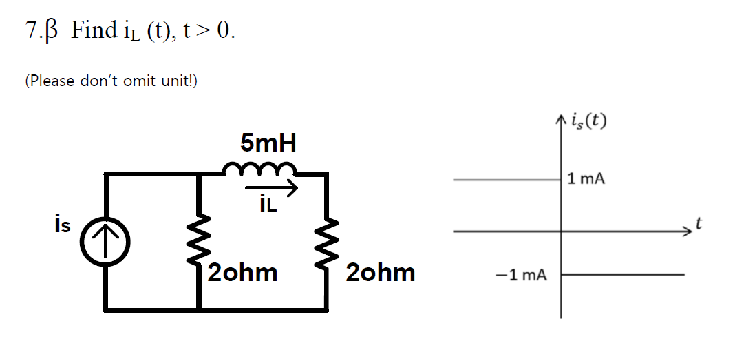 Solved 7 Ss Find Iz T T 0 Please Don T Omit Unit N Chegg Com