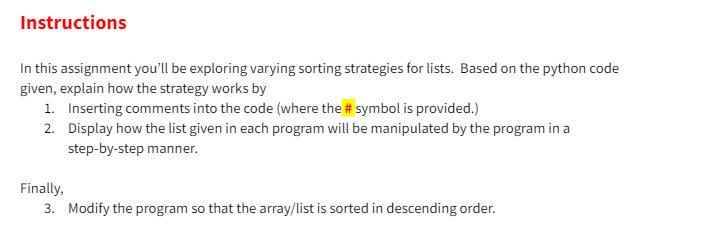 Solved Instructions In this assignment you'll be exploring | Chegg.com