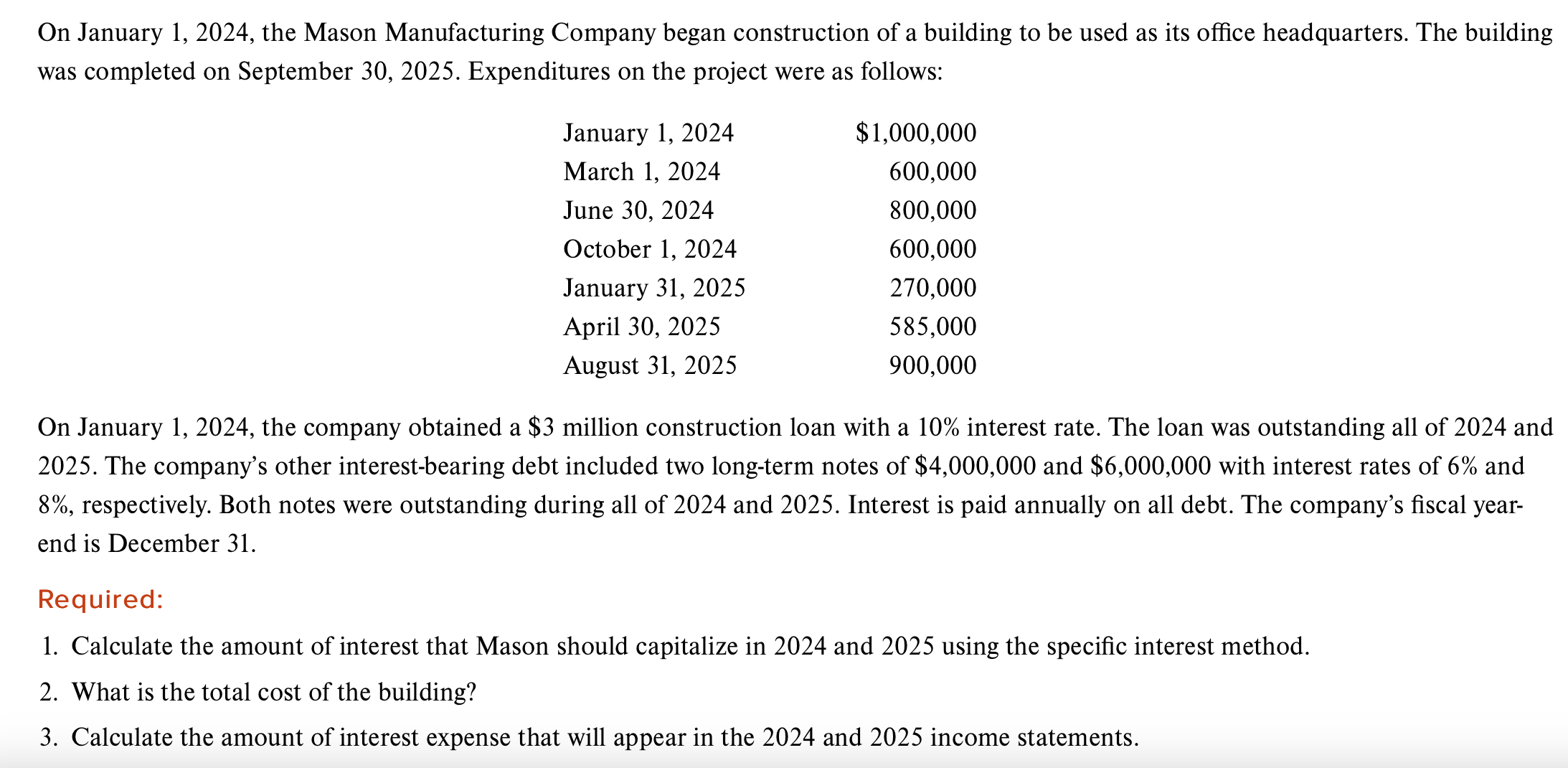 Solved On January 1 2024 The Mason Manufacturing Company Chegg Com   Php3zB1gC