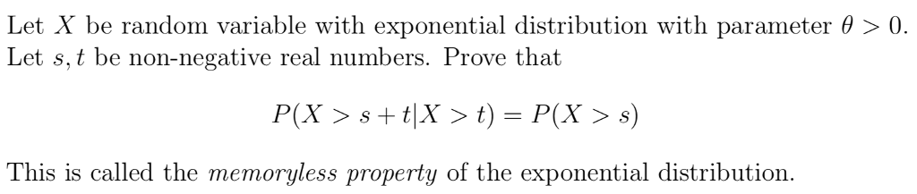 Solved Let X be random variable with exponential | Chegg.com