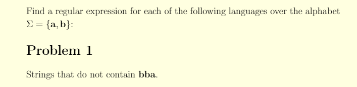 Solved Find A Regular Expression For Each Of The Following | Chegg.com